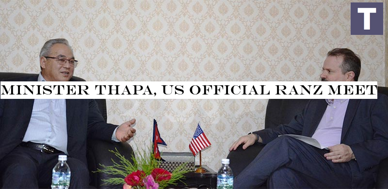 Minister Thapa, US official Ranz meet