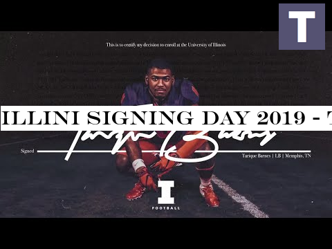 Illini Signing Day 2019 - Tarique Barnes