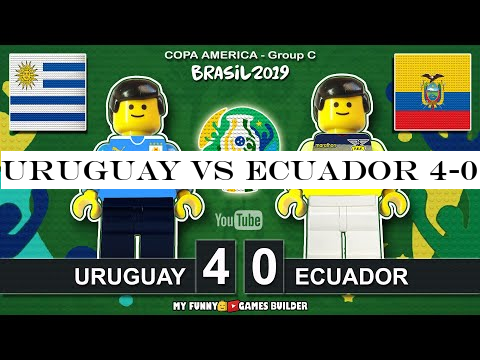 Uruguay vs Ecuador 4-0 bull; Copa America 2019 Brasil 16/06/2019 All Goals Highlights Lego Football Film