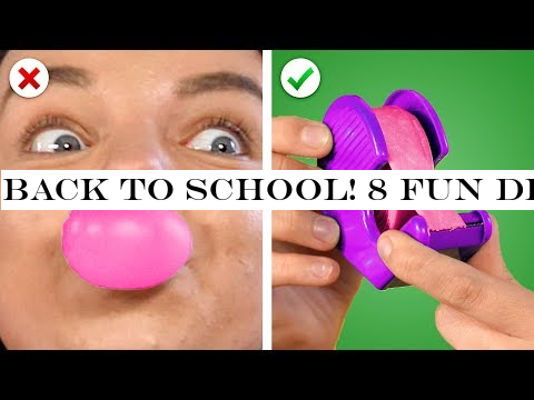 Back to School! 8 Fun DIY School Supplies and Hacks!