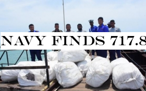 Navy finds 717.82kg of beedi leaves in Talaimannar