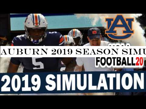 Auburn 2019 Season Simulation - NCAA Football 20 (NCAA 14 with Updated Rosters)