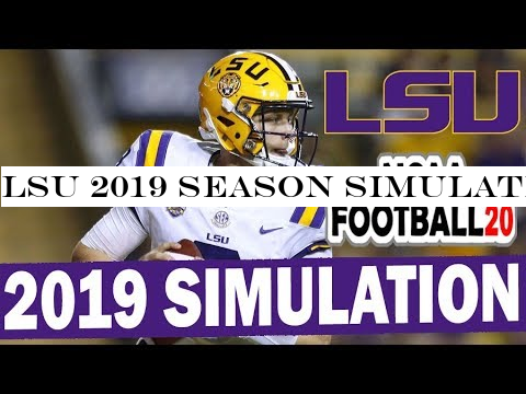 LSU 2019 Season Simulation - NCAA Football 20 (NCAA 14 with Updated Rosters)