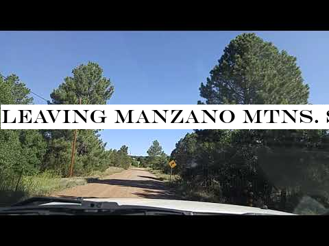 LEAVING MANZANO MTNS. STATE PARKNEW MEXICO