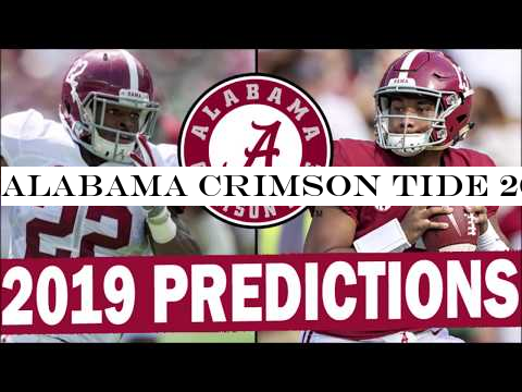 Alabama Crimson Tide 2019 Season College Football Predictions