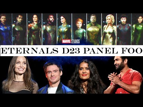 ETERNALS D23 Panel Footage (2019) Marvel Superhero Movie