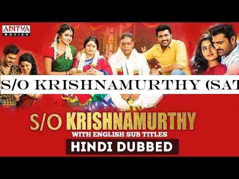 S/O Krishnamurthy (Sathamanam Bhavati) Hindi Dubbed Full Movie | Sharwanand, Anupama |Satish Vegesna