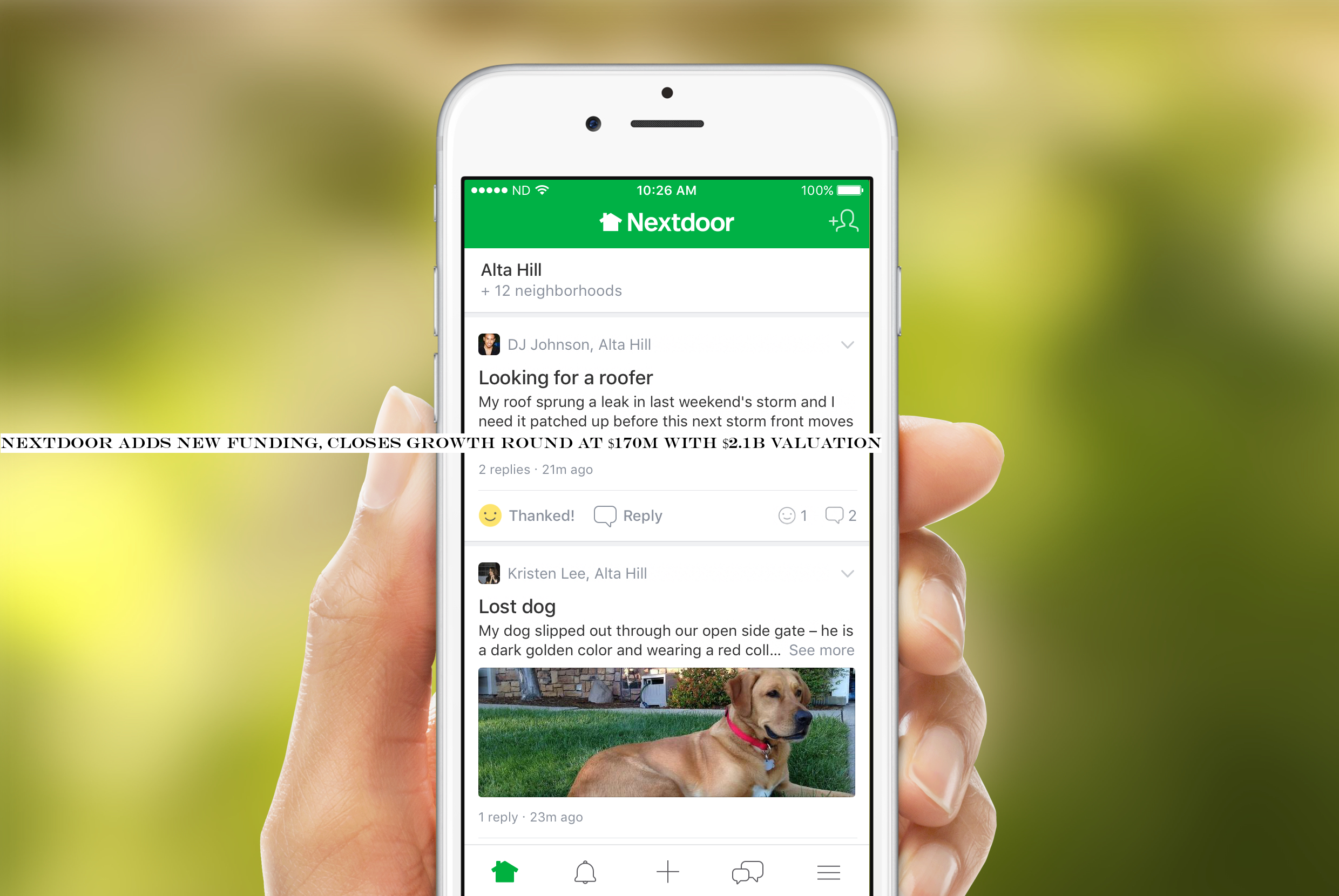 Nextdoor adds new funding, closes growth round at $170M with $2.1B valuation