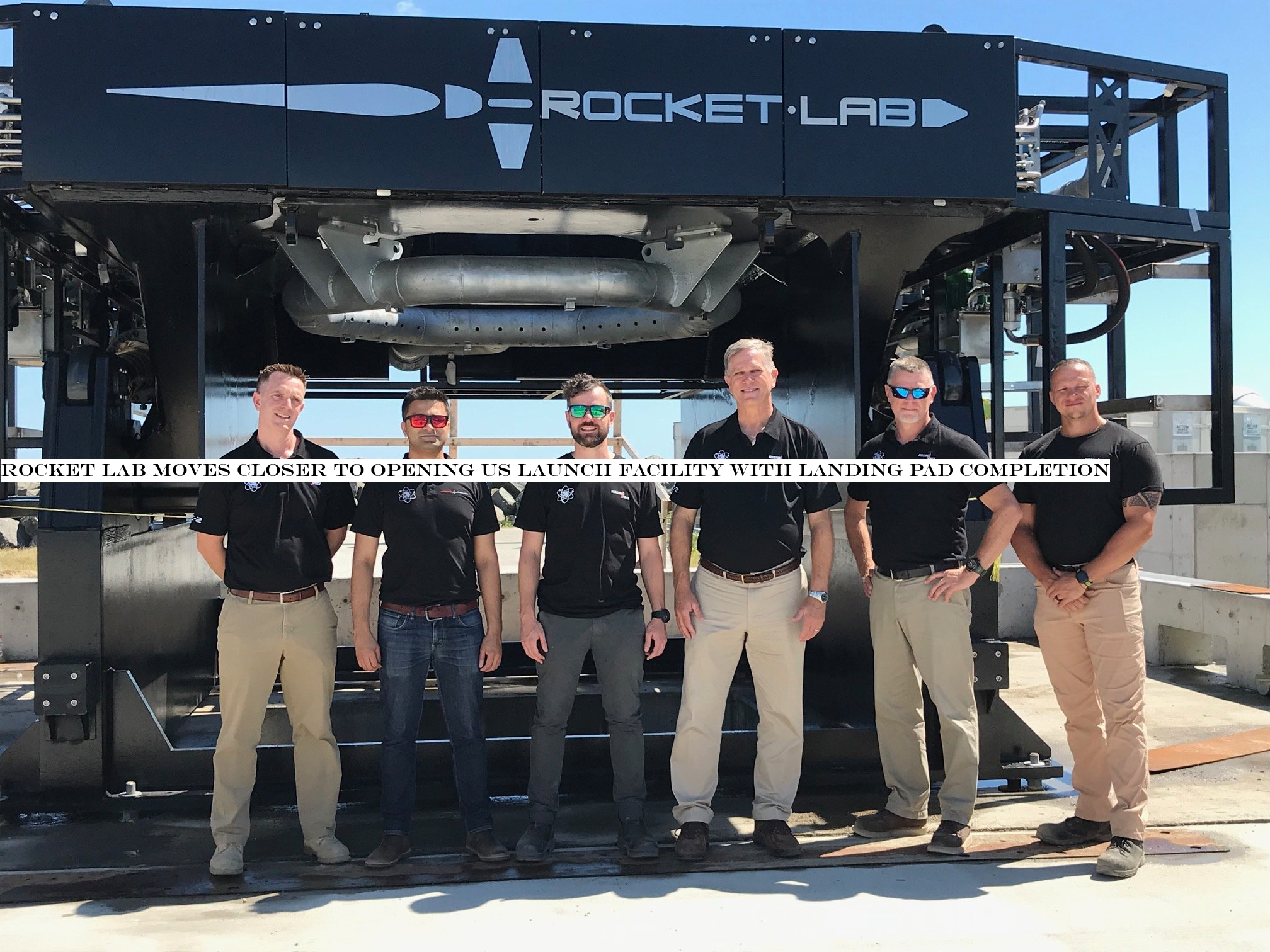 Rocket Lab moves closer to opening US launch facility with landing pad completion