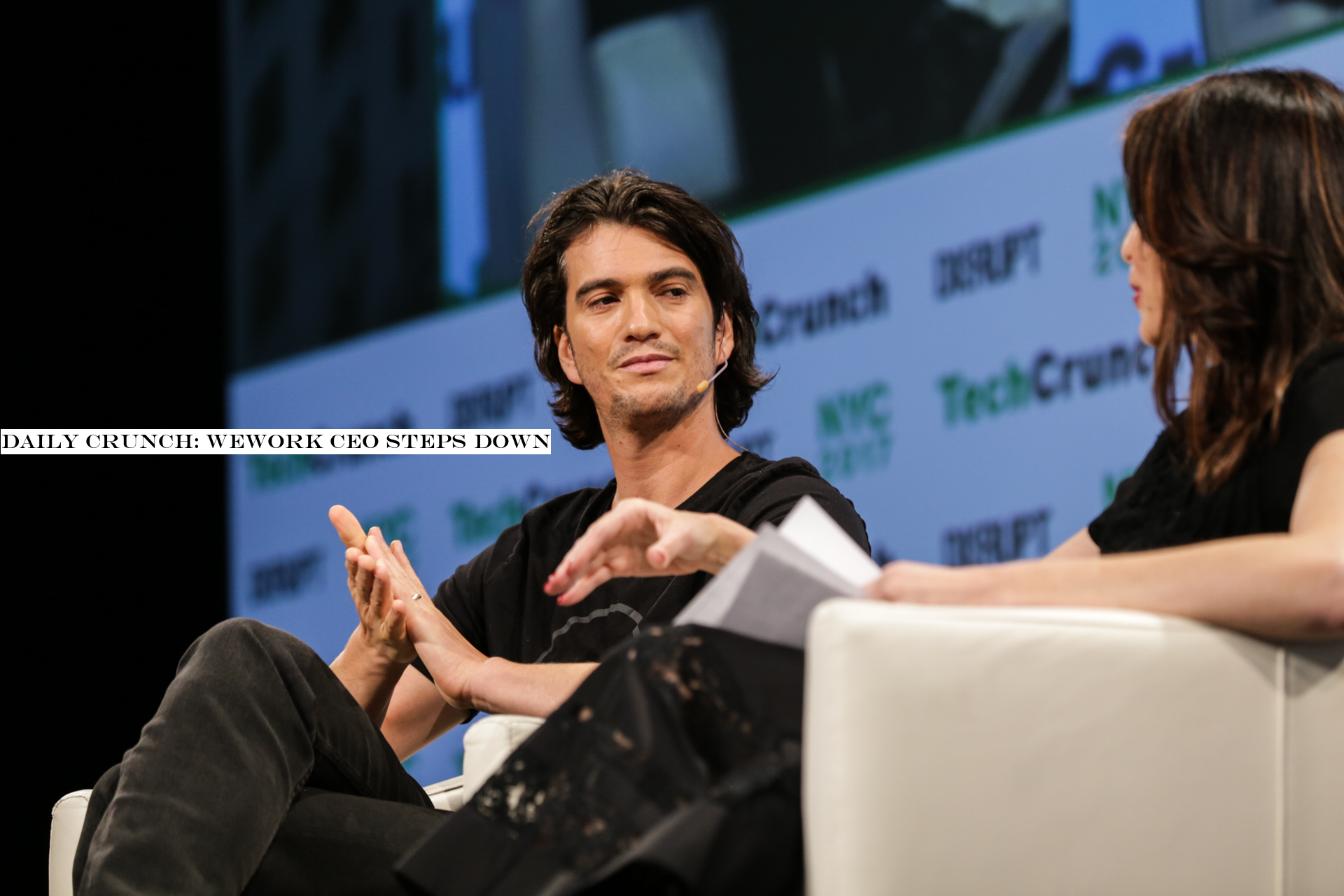 Daily Crunch: WeWork CEO steps down