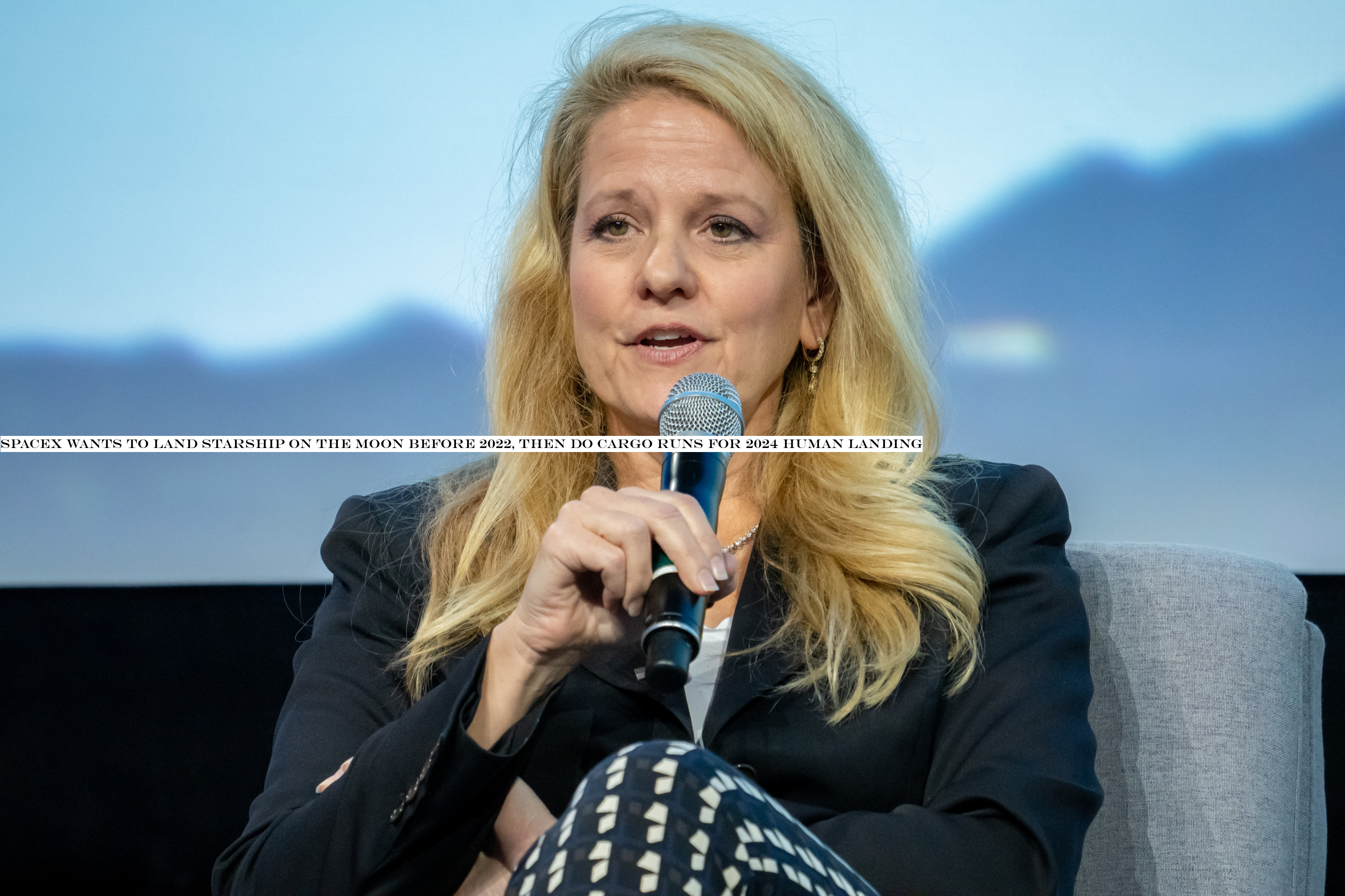 SpaceX President and COO Gwynne Shotwell at IAC 2019