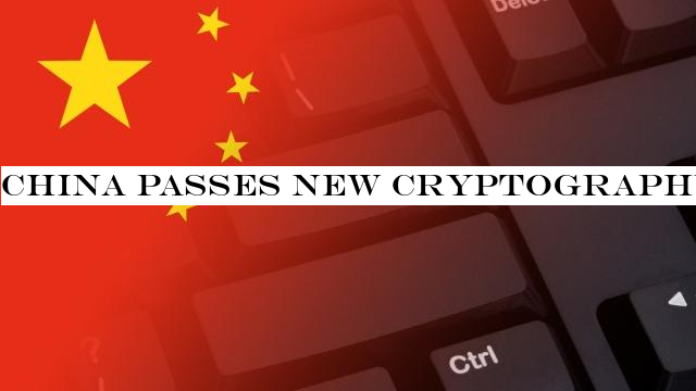 China passes new cryptography law