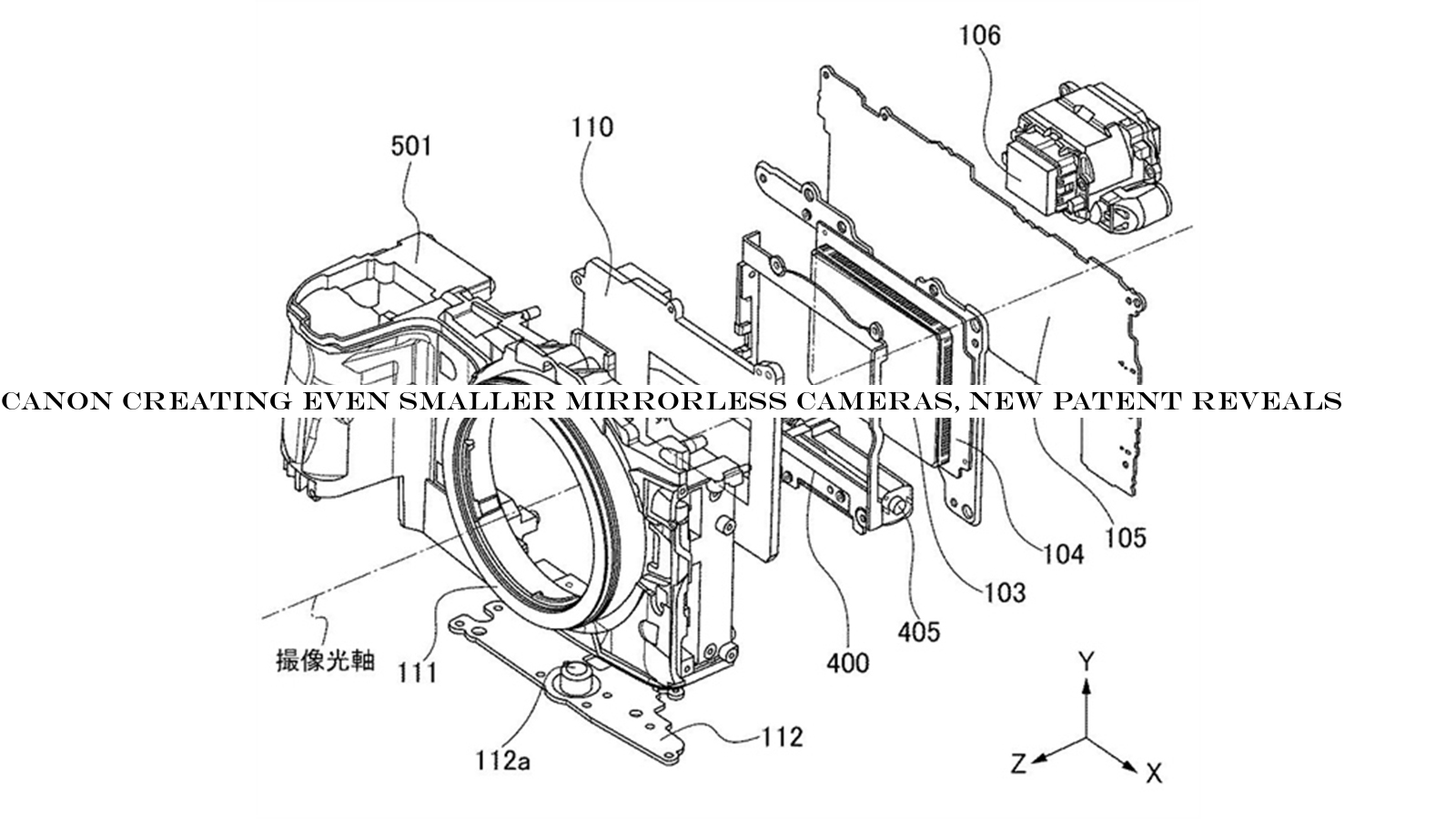 Canon creating even smaller mirrorless cameras, new patent reveals