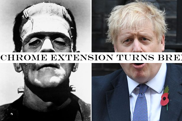 Chrome extension turns Brexit into Halloween - and Boris Johnson is Frankenstein