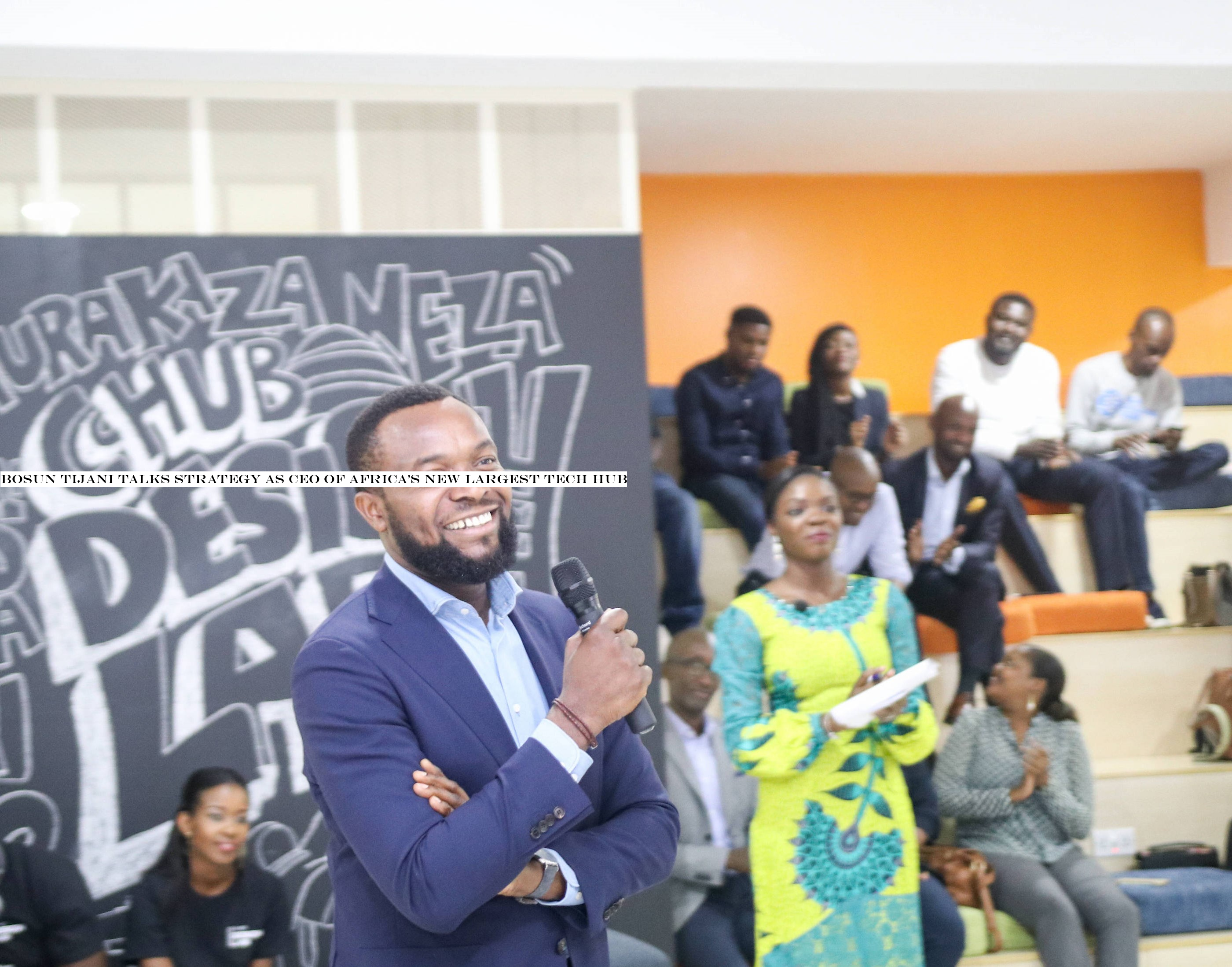 Bosun Tijani talks strategy as CEO of Africanew largest tech hub