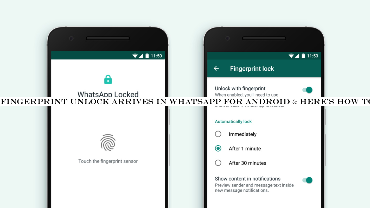 Fingerprint unlock arrives in WhatsApp for Android & here's how to enable it