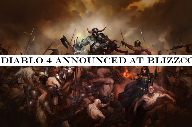 Diablo 4 announced at BlizzCon 2019