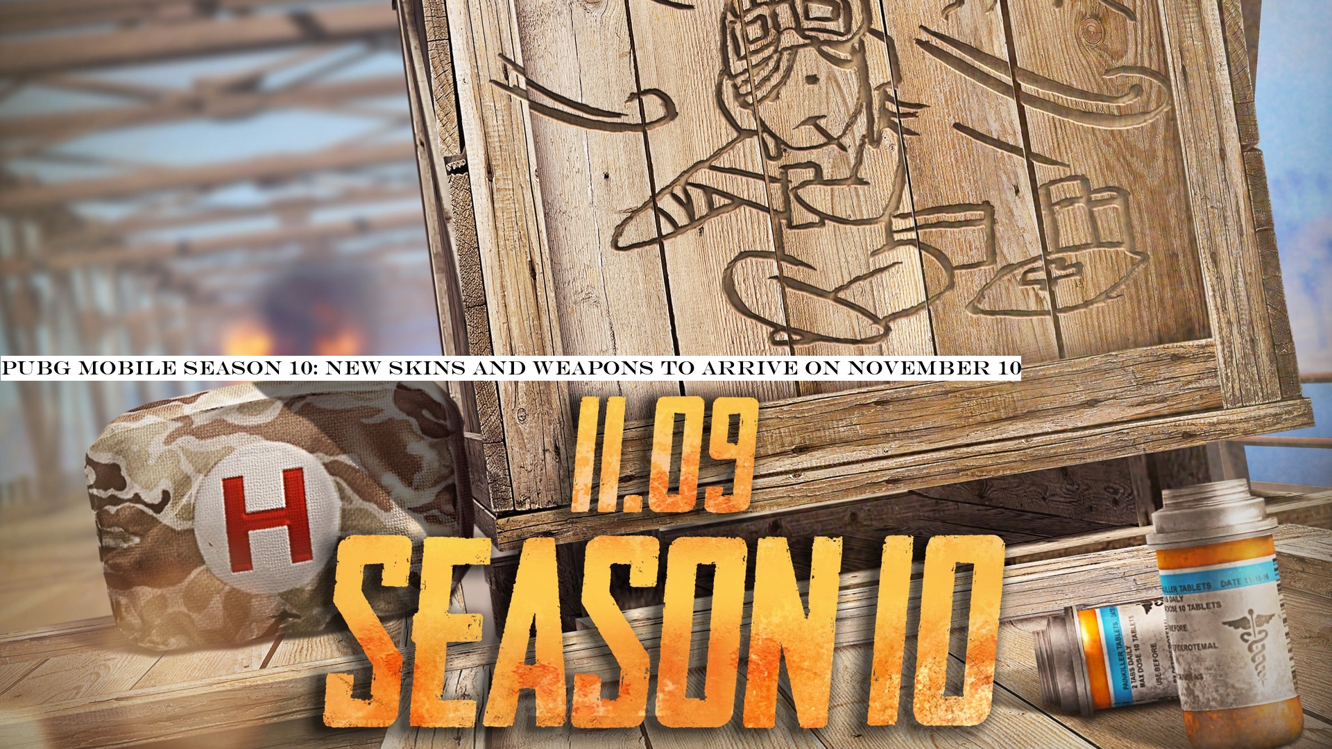 PUBG Mobile Season 10: New skins and weapons to arrive on November 10