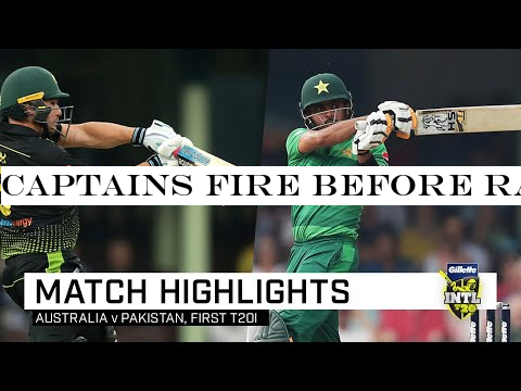 Captains fire before rain washes out first T20I | First Gillette T20I