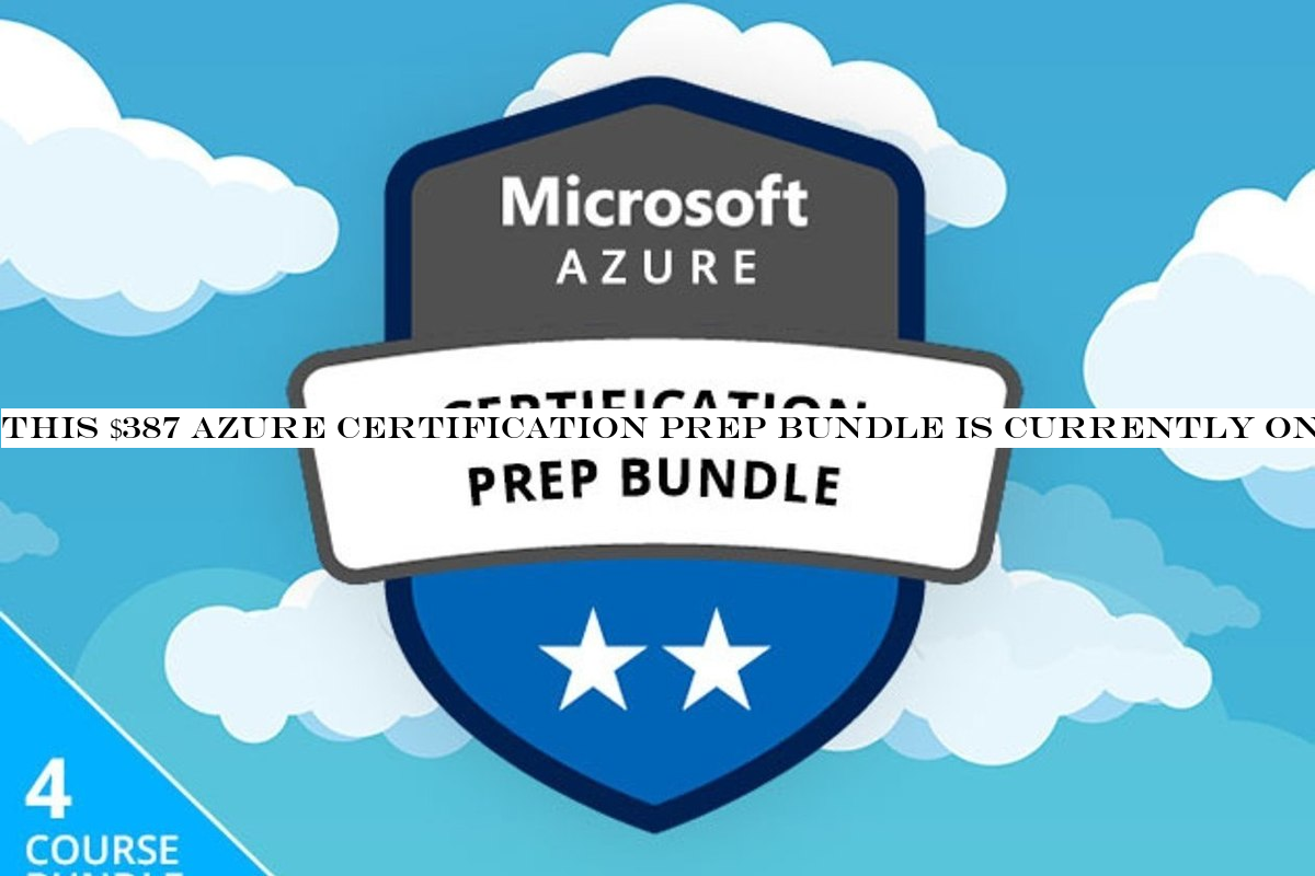 This $387 Azure certification prep bundle is currently on sale for $29