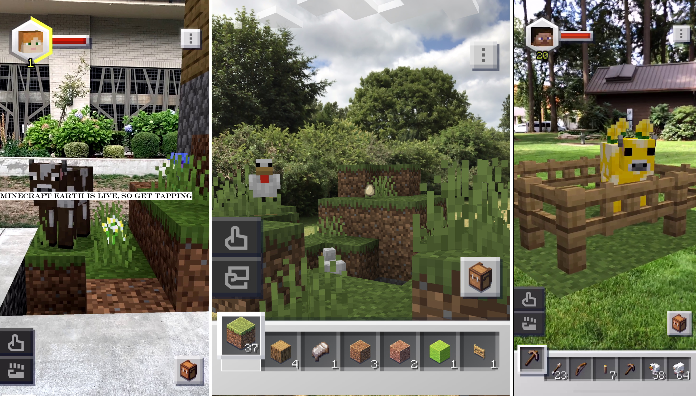 Minecraft Earth is live, so get tapping