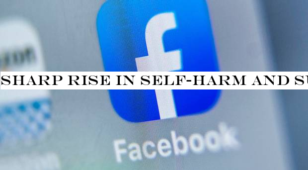 Sharp rise in self-harm and suicide content on Facebook in last three months