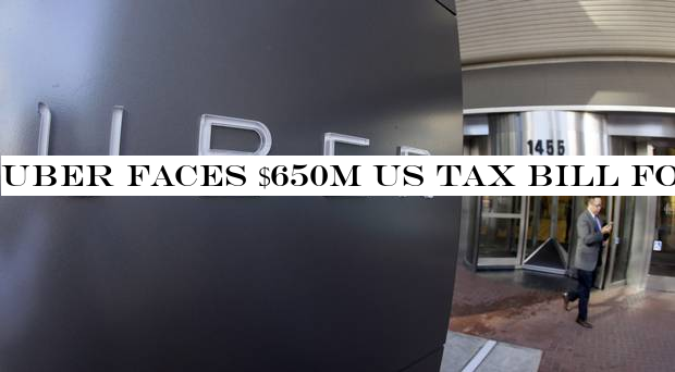 Uber faces $650m US tax bill for its drivers