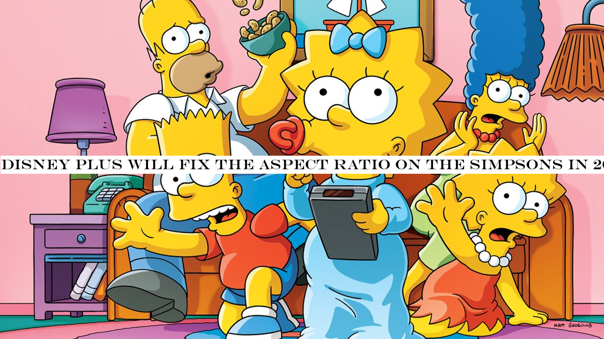 Disney Plus will fix the aspect ratio on The Simpsons in 2020