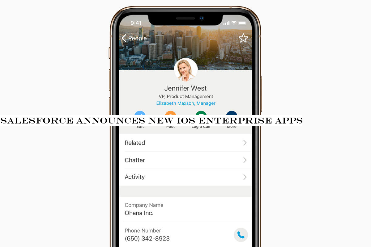 Salesforce announces new iOS enterprise apps