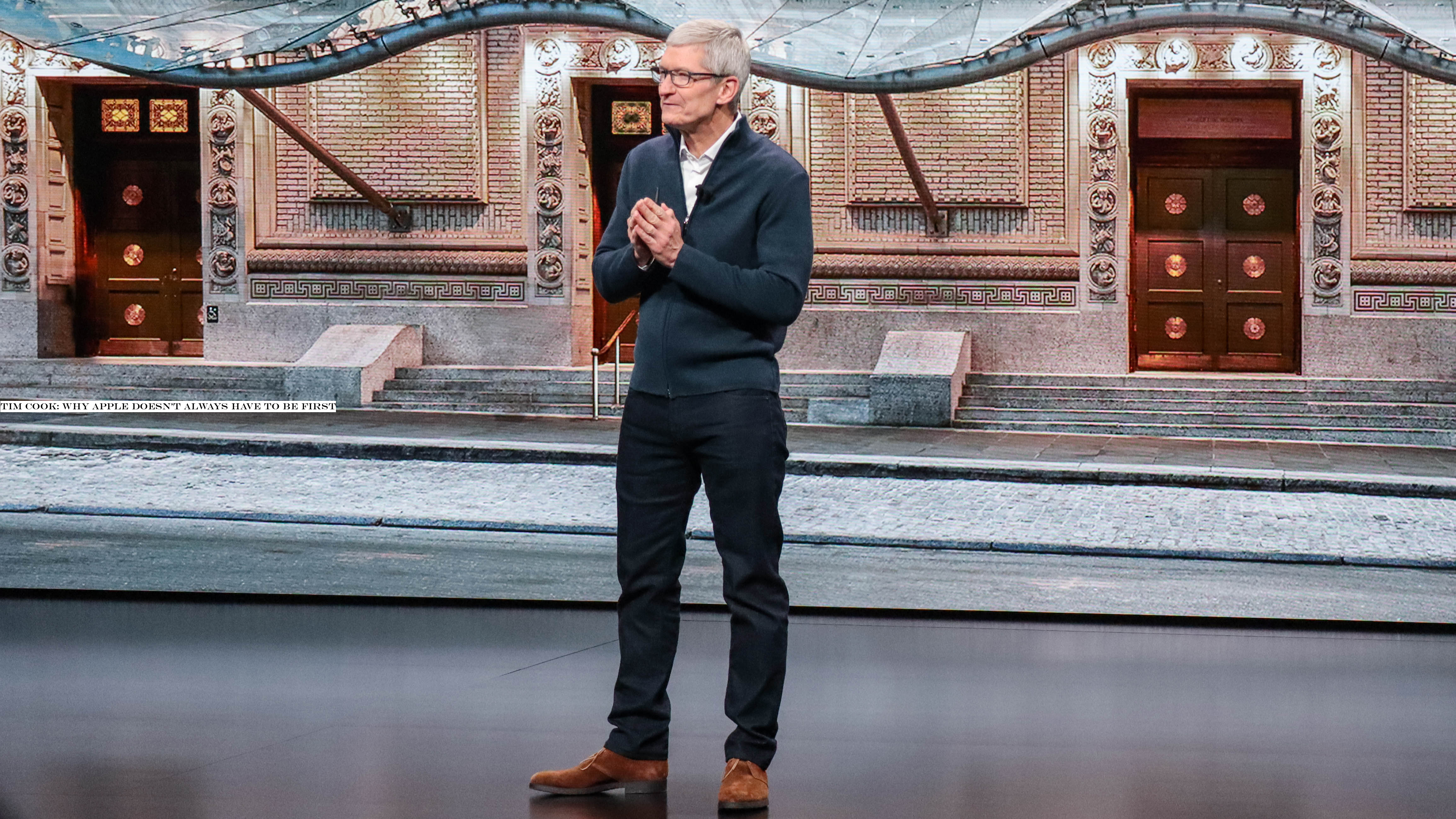 Tim Cook: Why Apple doesn&t always have to be first