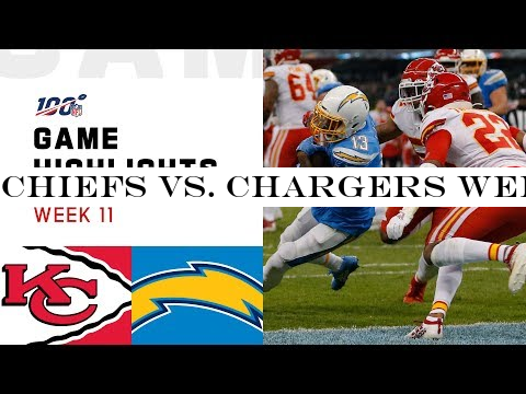 Chiefs vs. Chargers Week 11 Highlights | NFL 2019