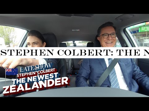 Stephen Colbert: The Newest Zealander Visits PM Jacinda Ardern