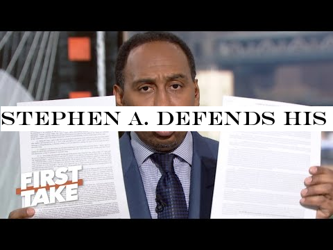 Stephen A. defends his Colin Kaepernick criticisms | First Take