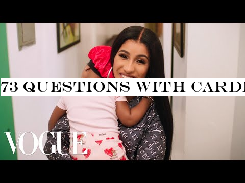 73 Questions With Cardi B | Vogue