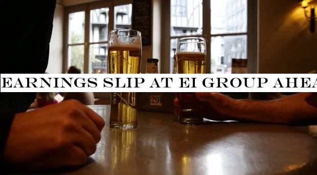 Earnings slip at Ei Group ahead of takeover by Stonegate