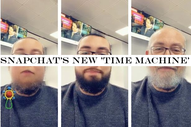 Snapchat's new 'Time Machine' filter transforms your face from young to old in real time