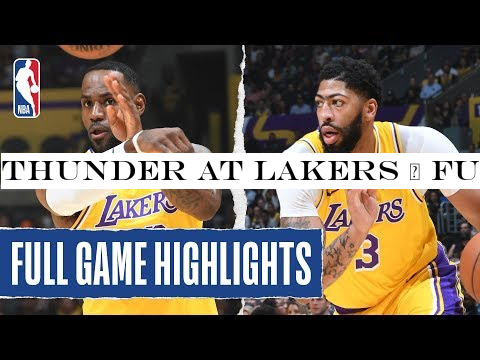 THUNDER at LAKERS | FULL GAME HIGHLIGHTS | November 19, 2019