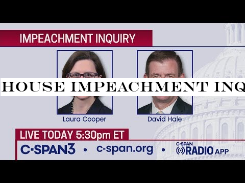 House Impeachment Inquiry Hearing - Cooper -Hale Testimony