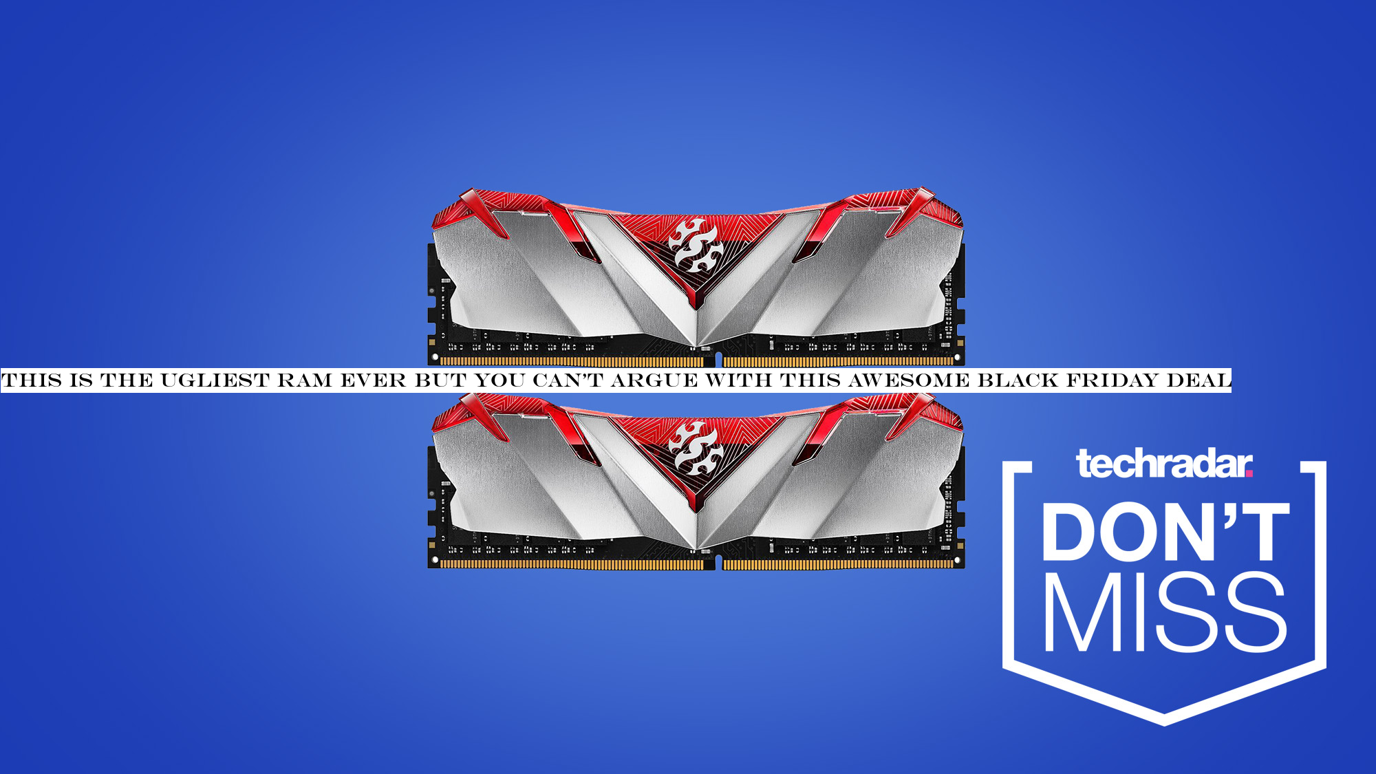 This is the ugliest RAM ever but you can't argue with this awesome Black Friday deal