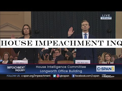 House Impeachment Inquiry Hearing - Hill -Hale Testimony