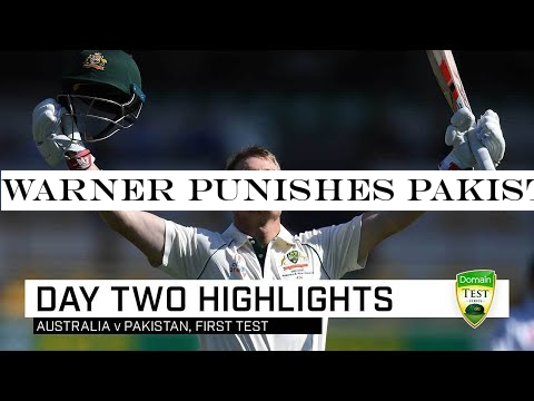 Warner punishes Pakistan as Aussie bats pile up the runs | First Domain Test