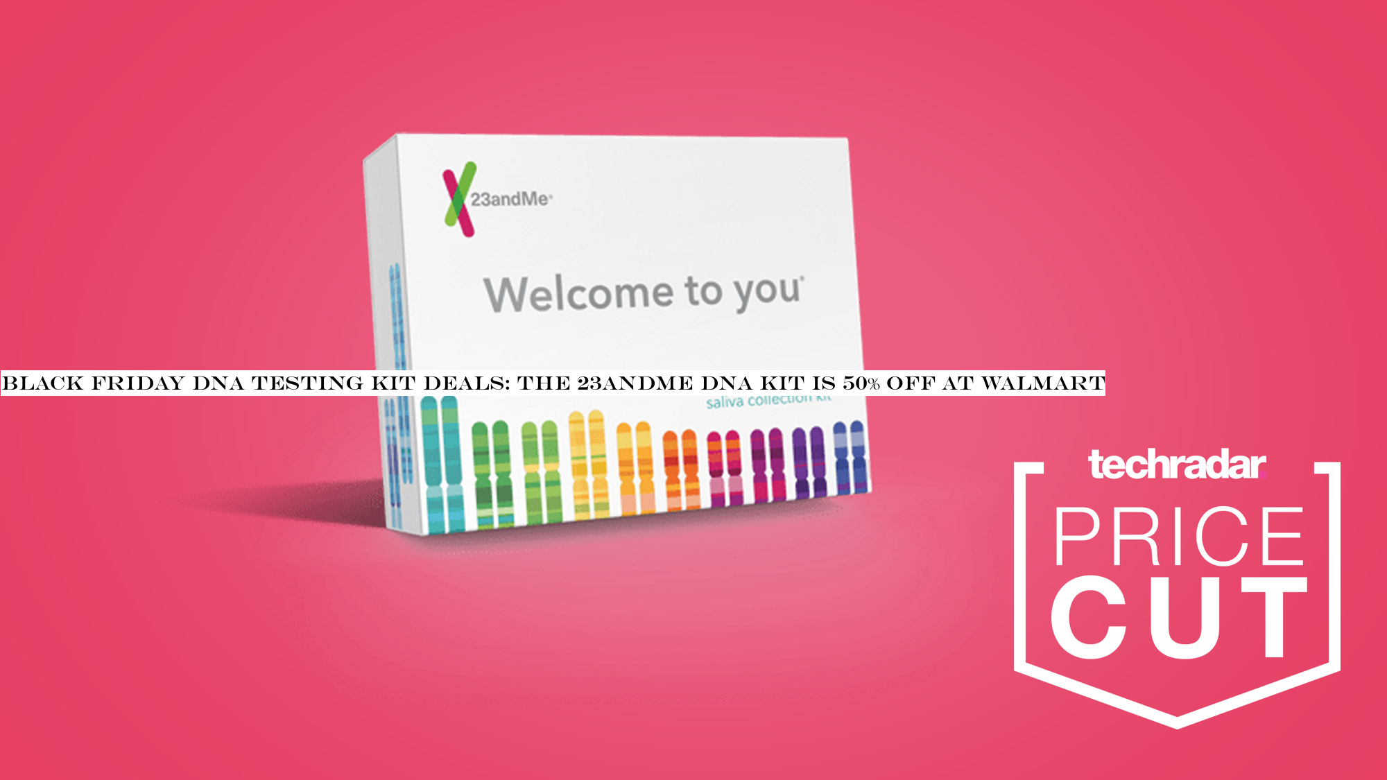 Black Friday DNA testing kit deals: the 23andMe DNA kit is 50% off at Walmart