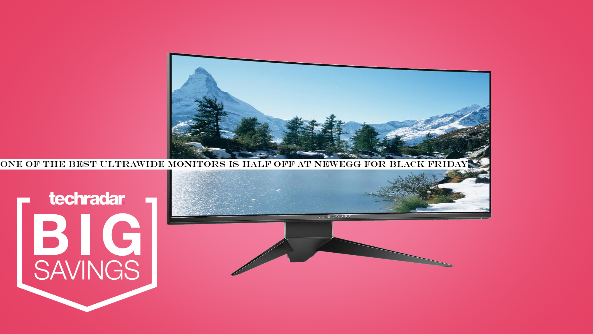 One of the best Ultrawide monitors is half off at Newegg for Black Friday