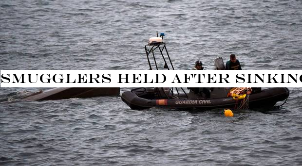 Smugglers held after sinking submarine filled with cocaine