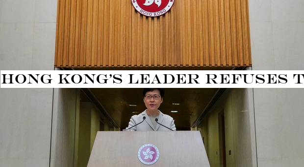 Hong Kongleader refuses to give ground despite poll result