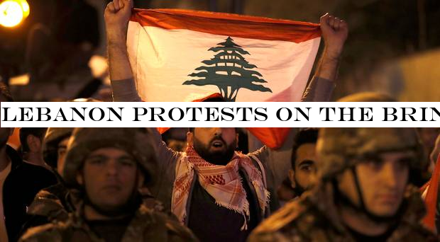 Lebanon protests on the brink of erupting