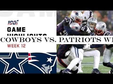 Cowboys vs. Patriots Week 12 Highlights | NFL 2019