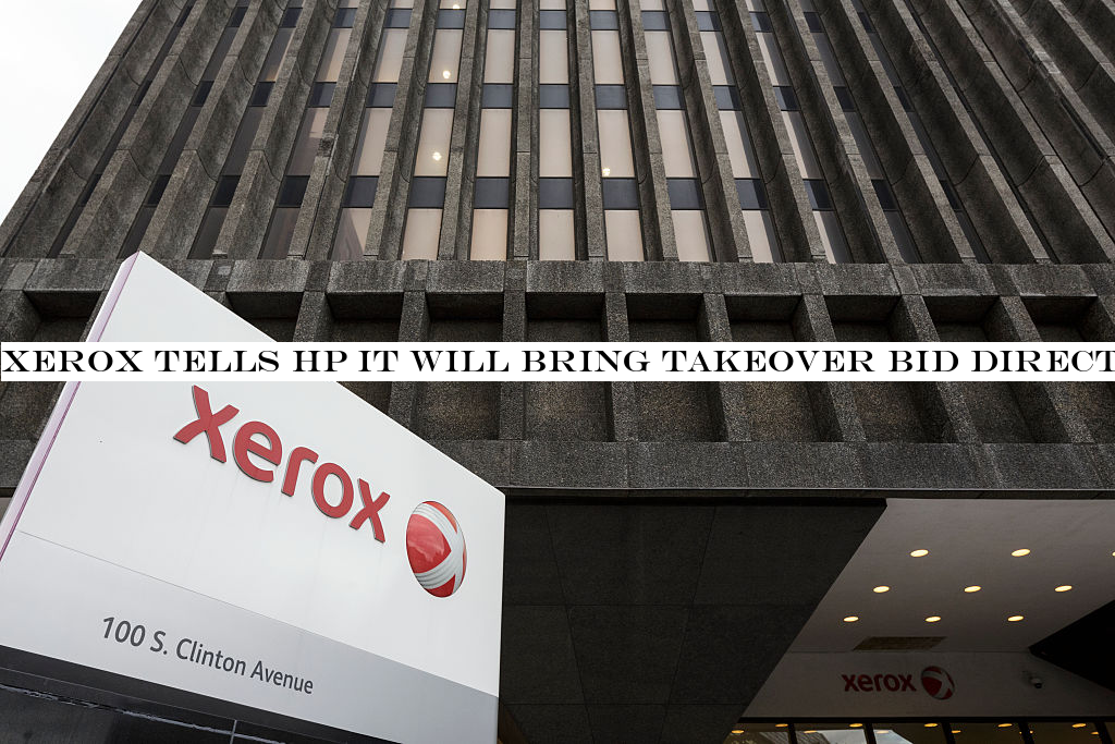 Xerox tells HP it will bring takeover bid directly to shareholders