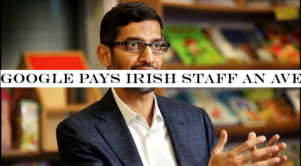 Google pays Irish staff an average of €100,000