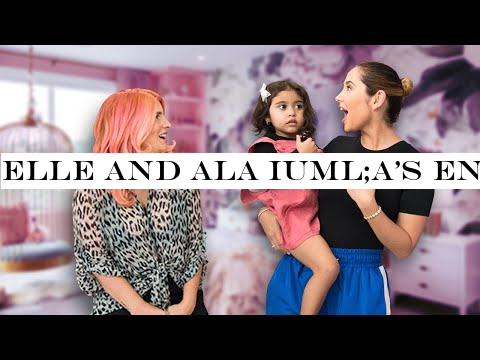 Elle and Ala iuml;a's Enchanted Bedroom and Rainbow Playroom Makeover | OMG We're Coming Over!